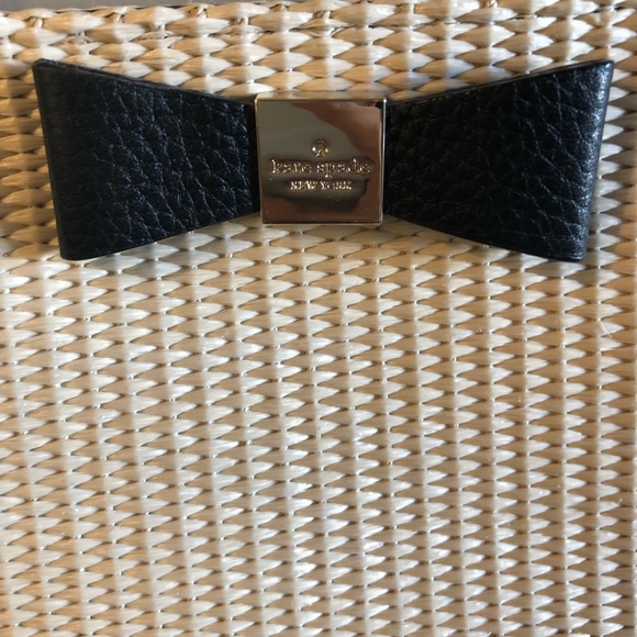 Kate Spade Sienna Renny Straw and Bow Bag - Picture 2 of 5